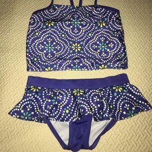 Gymboree skirted tankini 6-7